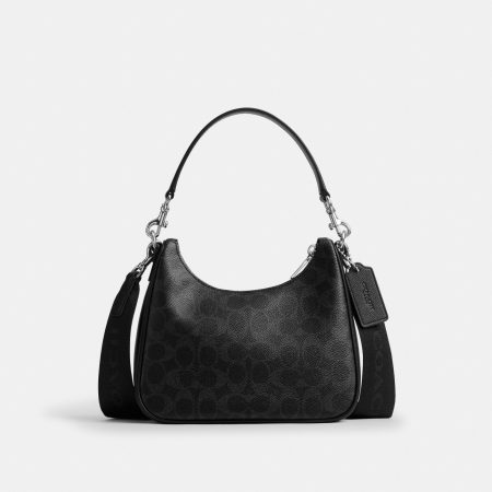 Coach Nolan Hobo Bag In Signature Canvas