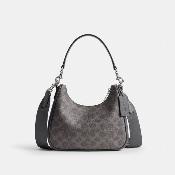Coach Nolan Hobo Bag In Signature Canvas