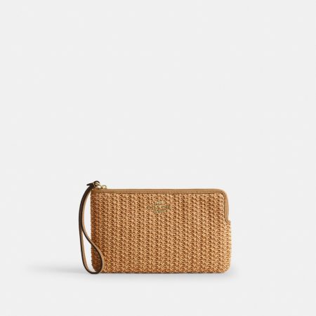 Coach Large Corner Zip Wristlet