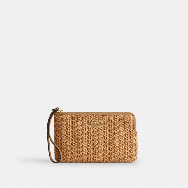 Coach Large Corner Zip Wristlet