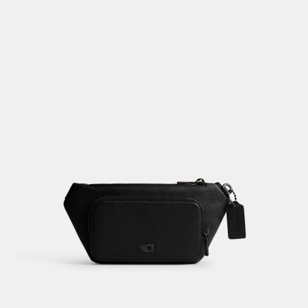 Coach Belt Bag With Signature Canvas Interior Detail