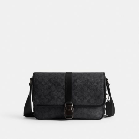 Coach League Messenger Bag In Signature Canvas