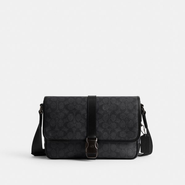 Coach League Messenger Bag In Signature Canvas