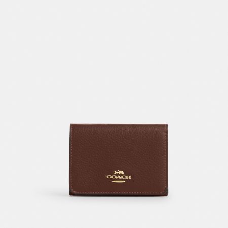 Coach Card Holder Wallet In Signature Canvas