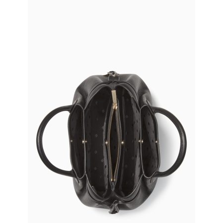 Kate Spade Dumpling Large Satchel Black - Preorder