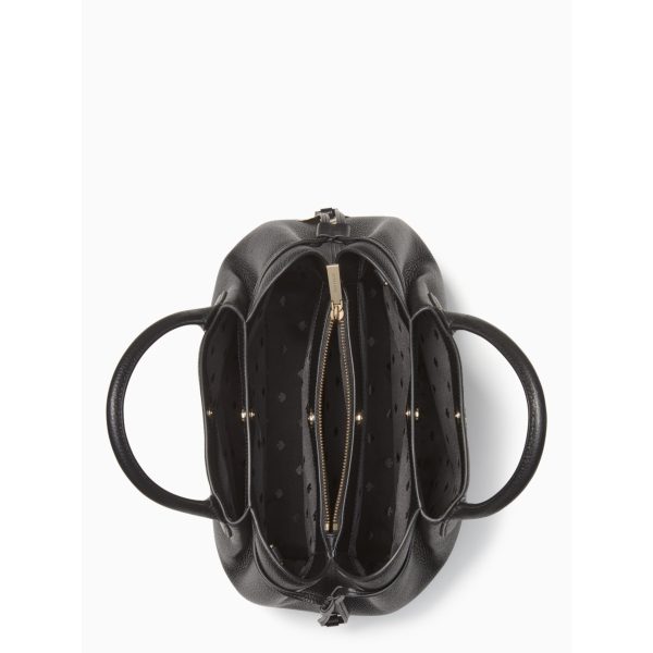Kate Spade Dumpling Large Satchel Black - Preorder
