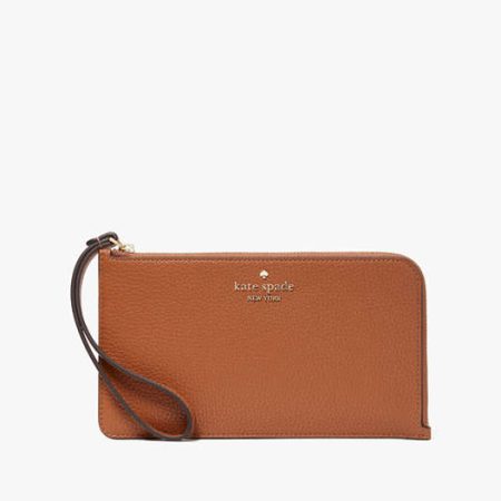 Kate Spade Lucy Medium L-Zip Wristlet Elm - Preorder