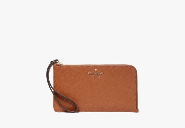 Kate Spade Lucy Medium L-Zip Wristlet Elm - Preorder