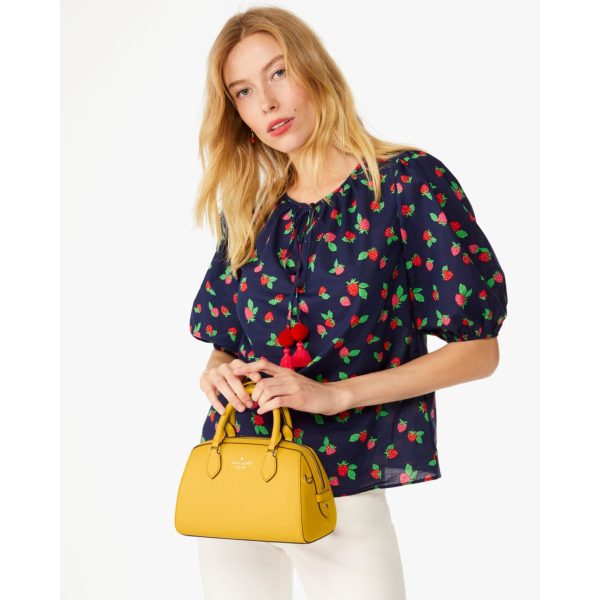 Kate Spade Madison Small Dolly Duffle Crossbody Bag Daffodil - Ready Stock Malaysia
