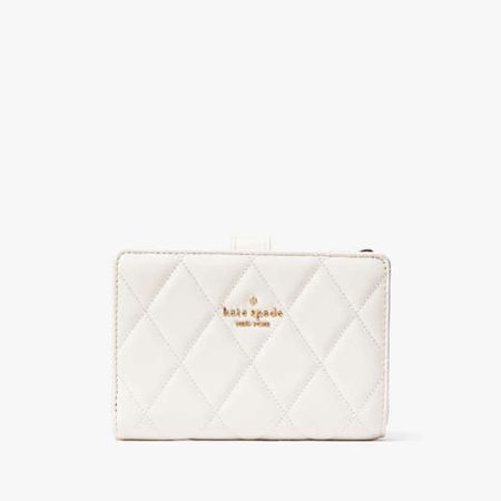 Kate Spade Carey Medium Compact Bifold Meringue - Preorder
