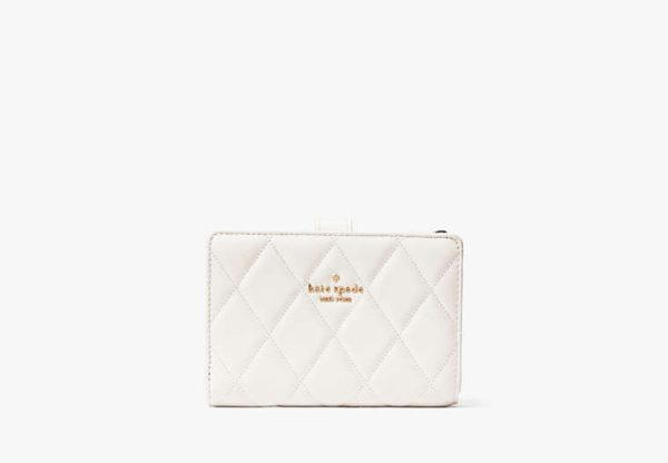 Kate Spade Carey Medium Compact Bifold Meringue - Preorder