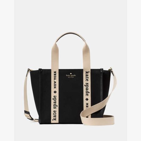 Kate Spade Kip Small Tote Canvas Black - Preorder