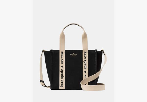 Kate Spade Kip Small Tote Canvas Black - Preorder