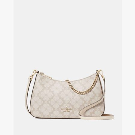 Kate Spade Spade Flower Convertible Crossbody Dark Beige Moon Dust - Preorder