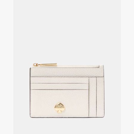 Kate Spade Kayla Large Slim Card Holder Meringue - Preorder