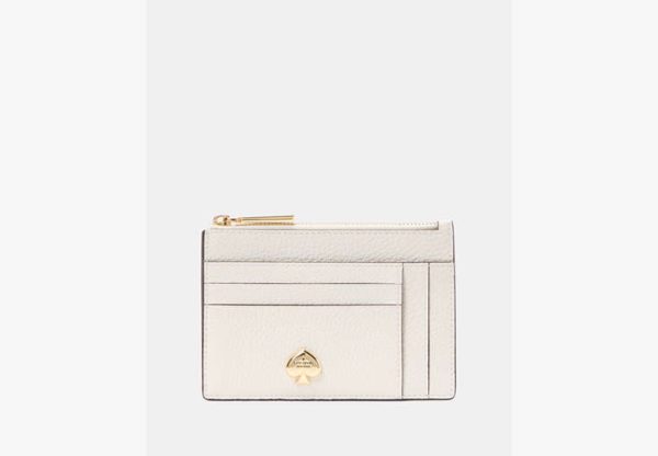 Kate Spade Kayla Large Slim Card Holder Meringue - Preorder