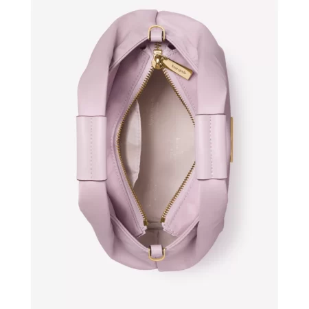 Kate Spade Carter Nylon Small Pleated Crossbody Lavender Smoke - Ready Stock Malaysia
