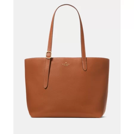 Kate Spade 454 Large Tote (Pick Stitch) Warm Gingerbread - Preorder