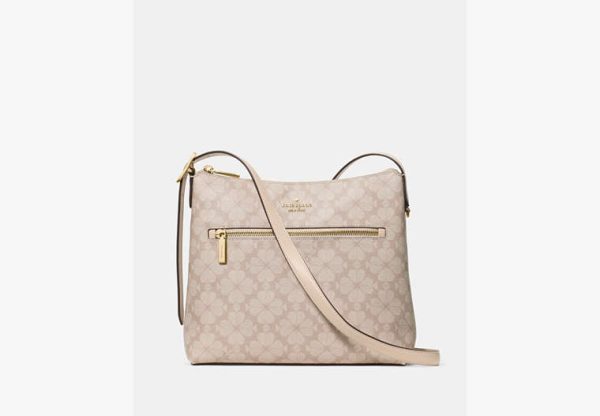 Kate Spade Spade Flower Large Swingpack Crossbody Dark Beige Moon Dust - Preorder