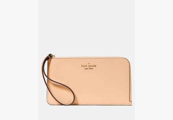 Kate Spade Lucy Medium L-Zip Wristlet Citrus Glaze - Preorder
