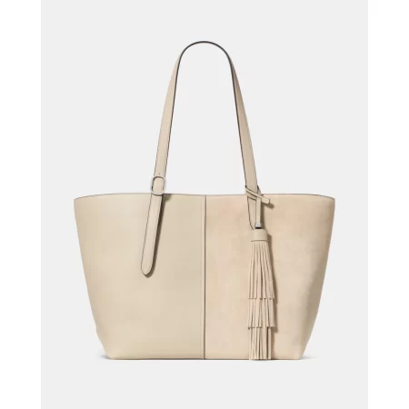 Kate Spade 454 Large Tote (Suede Fringe) Light Sand - Preorder