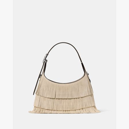 Kate Spade 454 Mini Crossbody (Suede Fringe) Light Sand