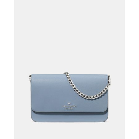 Kate Spade Madison Willow Medium Flap Shoulder Bag Muted Blue - Preorder