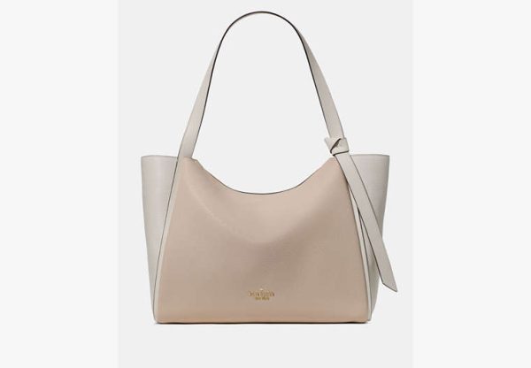 Kate Spade Knott Large Zip Tote Light Cream Multi - Preorder