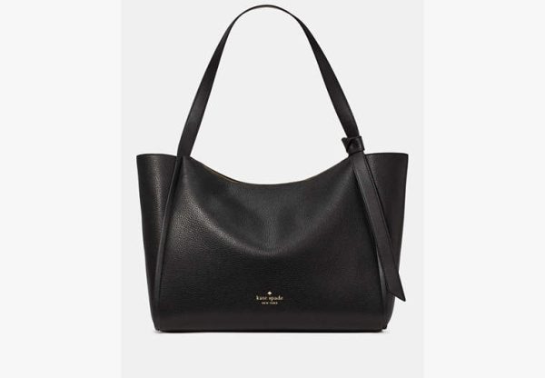 Kate Spade Knott Large Zip Tote Black - Preorder