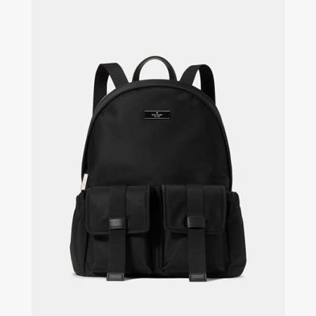 Kate Spade Carter Large Cargo Backpack Black - Preorder