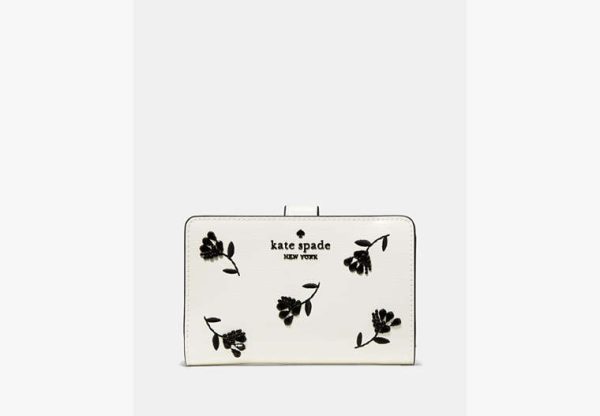 Kate Spade Medium Compact Bifold Meringue Multi - Preorder