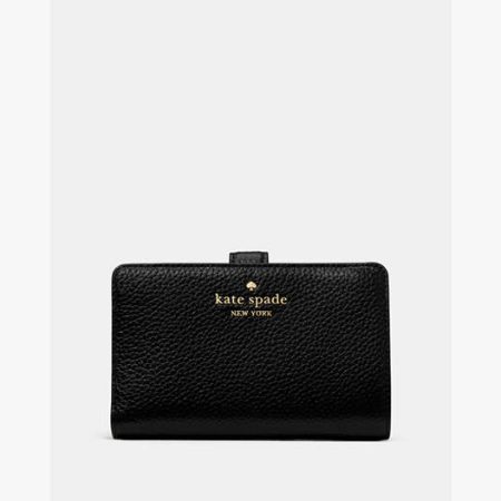 Kate Spade Medium Compact Bifold Black - Preorder