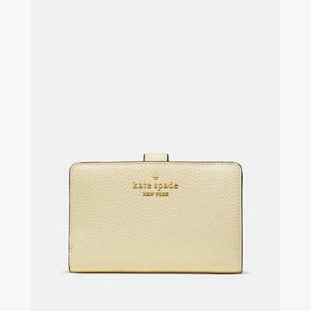 Kate Spade Medium Compact Bifold Lemon Fondant - Preorder
