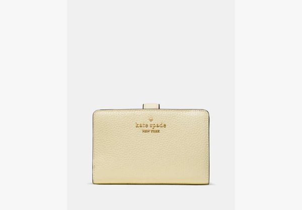 Kate Spade Medium Compact Bifold Lemon Fondant - Preorder