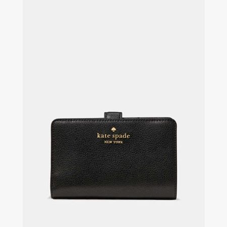 Kate Spade Medium Compact Bifold Black - Preorder