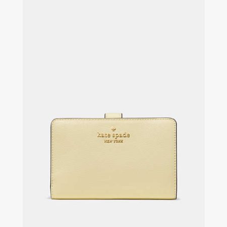 Kate Spade Medium Compact Bifold Lemon Fondant - Preorder