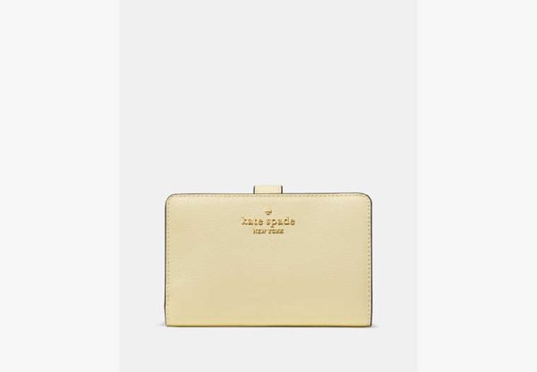 Kate Spade Medium Compact Bifold Lemon Fondant - Preorder