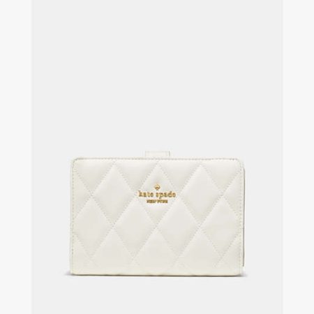 Kate Spade Medium Compact Bifold Meringue - Preorder