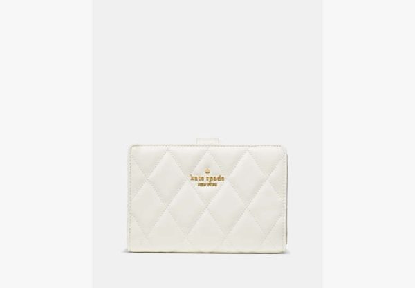 Kate Spade Medium Compact Bifold Meringue - Preorder