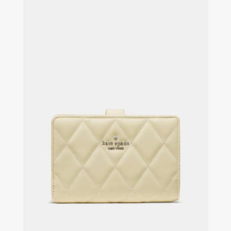 Kate Spade Medium Compact Bifold Lemon Fondant - Preorder