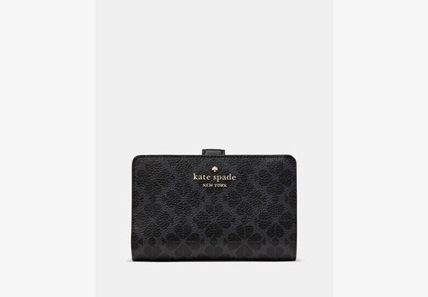 Kate Spade Medium Compact Bifold Black - Preorder