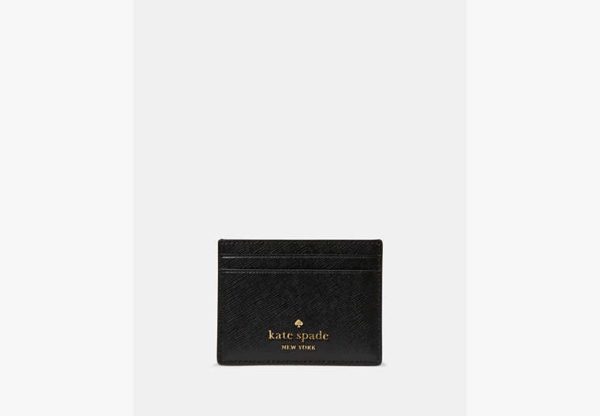 Kate Spade Small Slim Card Holder Black - Preorder