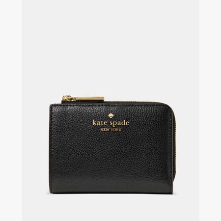 Kate Spade Small L-Zip Wallet Black - Preorder