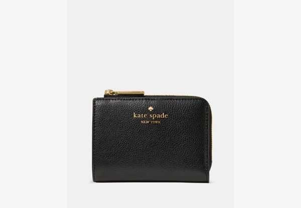 Kate Spade Small L-Zip Wallet Black - Preorder