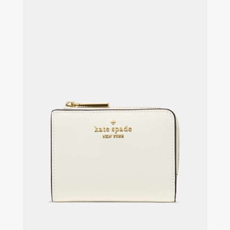 Kate Spade Small L-Zip Wallet Meringue - Preorder