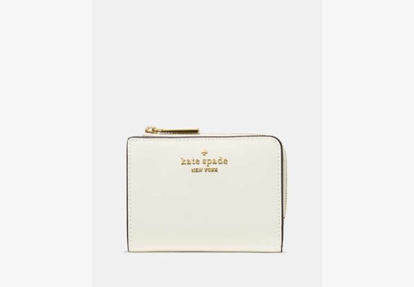 Kate Spade Small L-Zip Wallet Meringue - Preorder