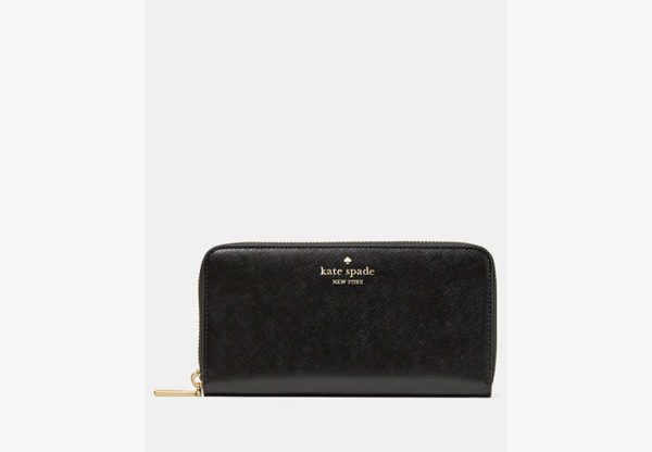 Kate Spade Large Continental Wallet Black - Preorder