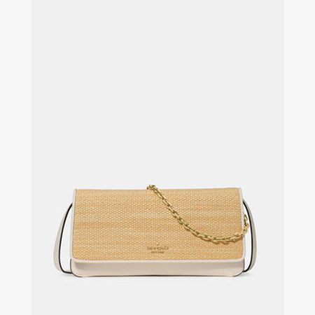 Kate Spade Ivy Small Flap Crossbody Natural Multi - Preorder
