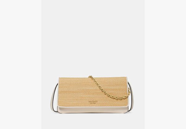 Kate Spade Ivy Small Flap Crossbody Natural Multi - Preorder