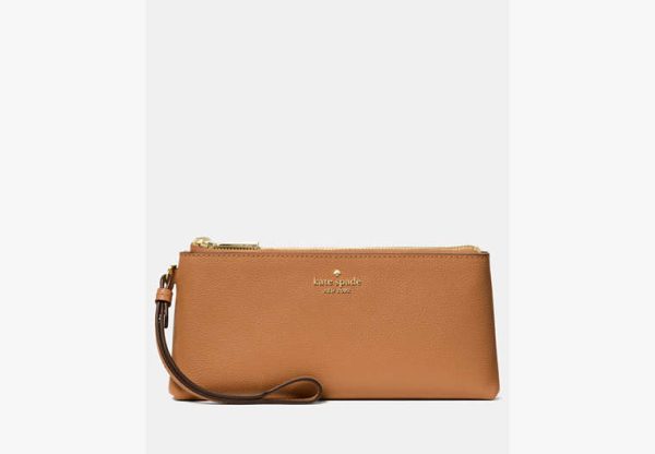 Kate Spade Wren Medium Double Zip Wristlet Bungalow - Preorder